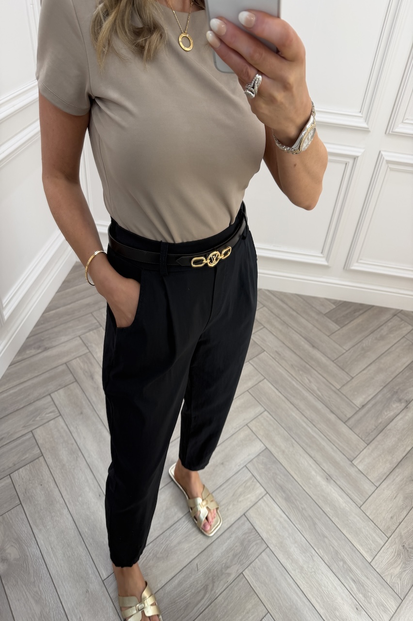 Black  Mom Magic Trousers