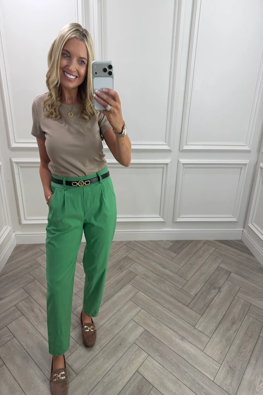 Green Mom Magic Trousers