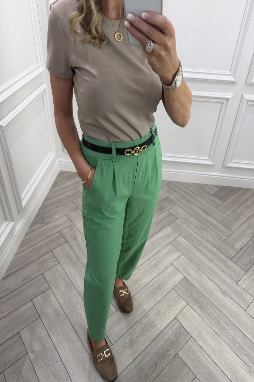 Green Mom Magic Trousers