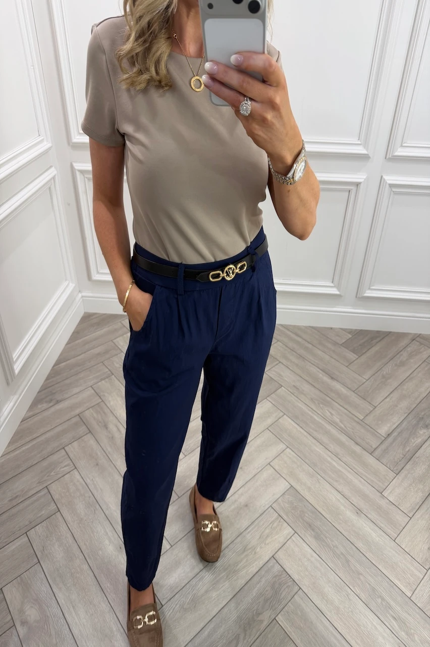 Navy Mom Magic Trousers