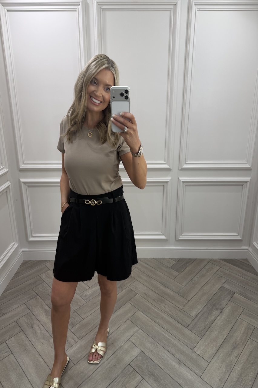 Bella Black Magic High Waist Shorts 