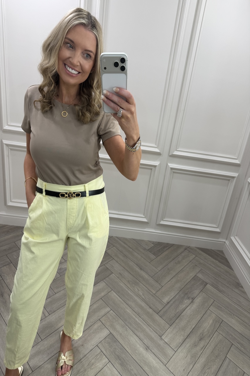 Yellow Mom Magic Trousers