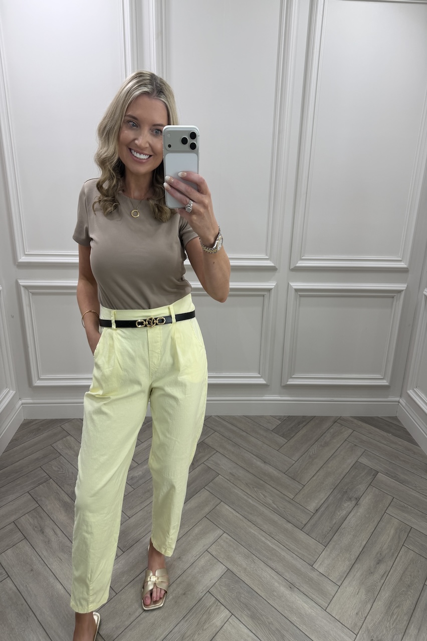 Yellow Mom Magic Trousers