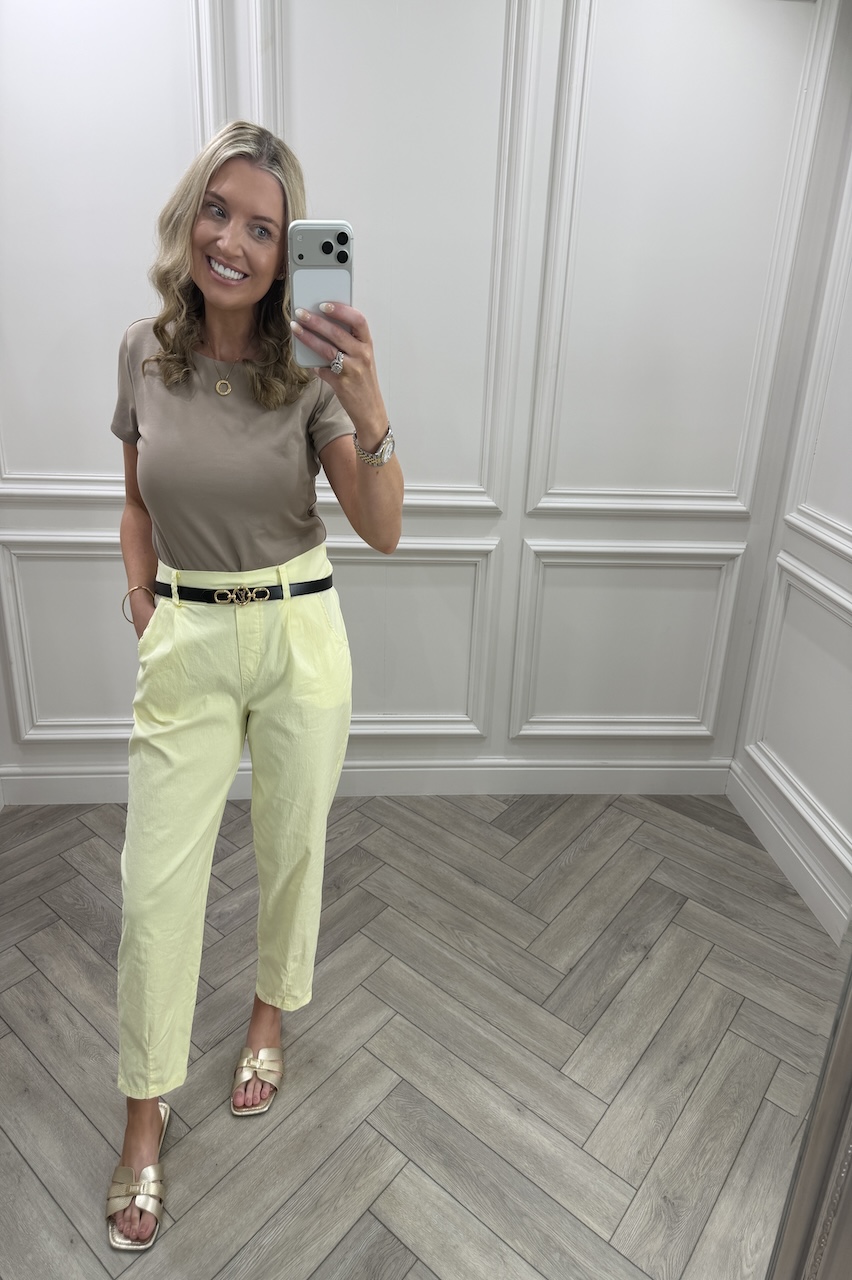 Yellow Mom Magic Trousers