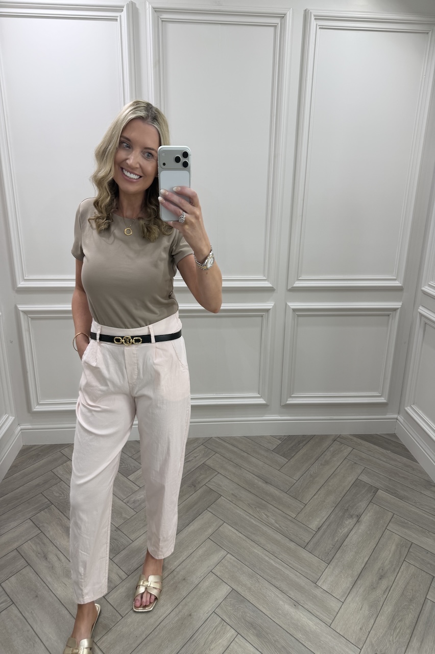 Baby Pink  Mom Magic Trousers