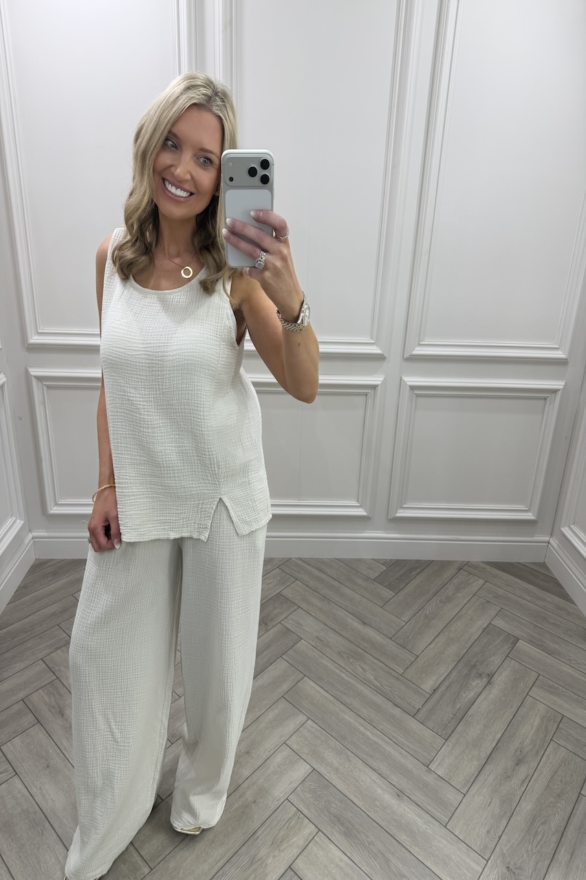 Stone Allure Cotton Co-Ord Set