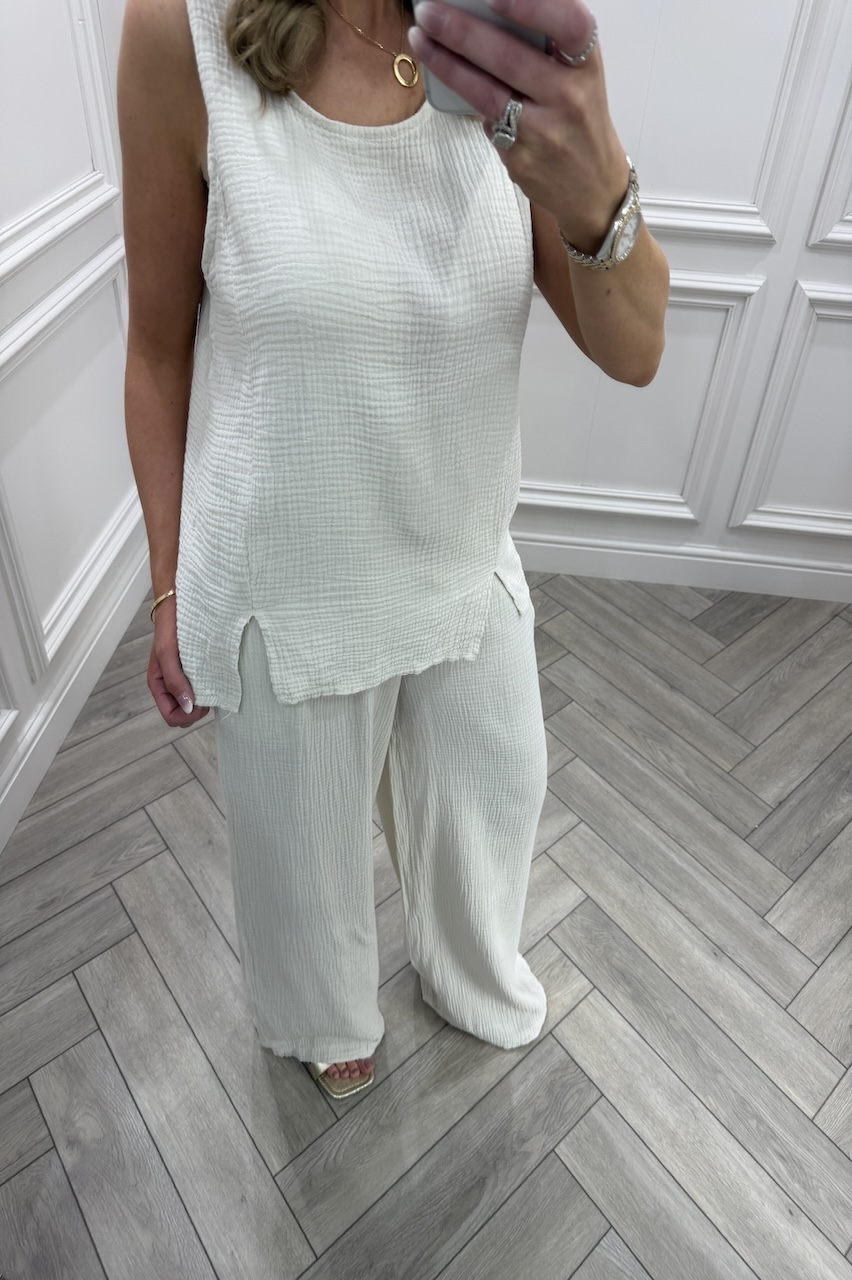 Stone Allure Cotton Co-Ord Set