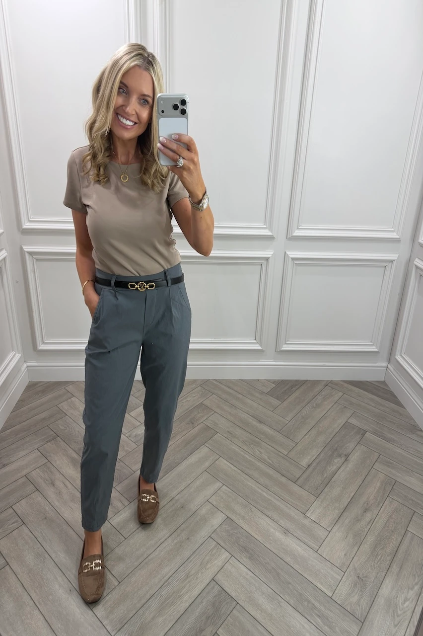 Charcoal  Mom Magic Trousers