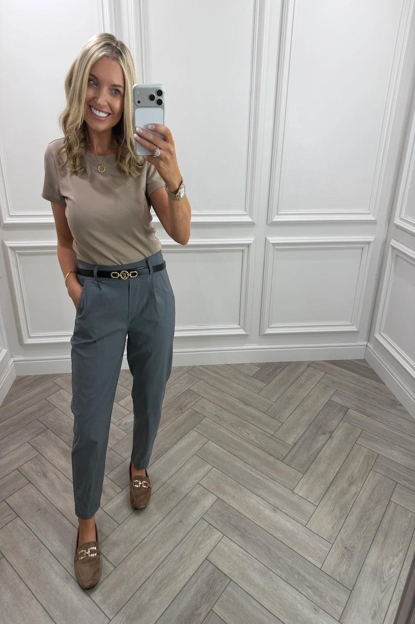 Charcoal  Mom Magic Trousers