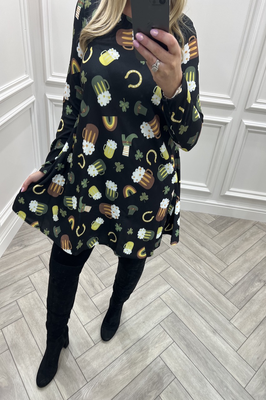 Lucky Irish Swing Dress