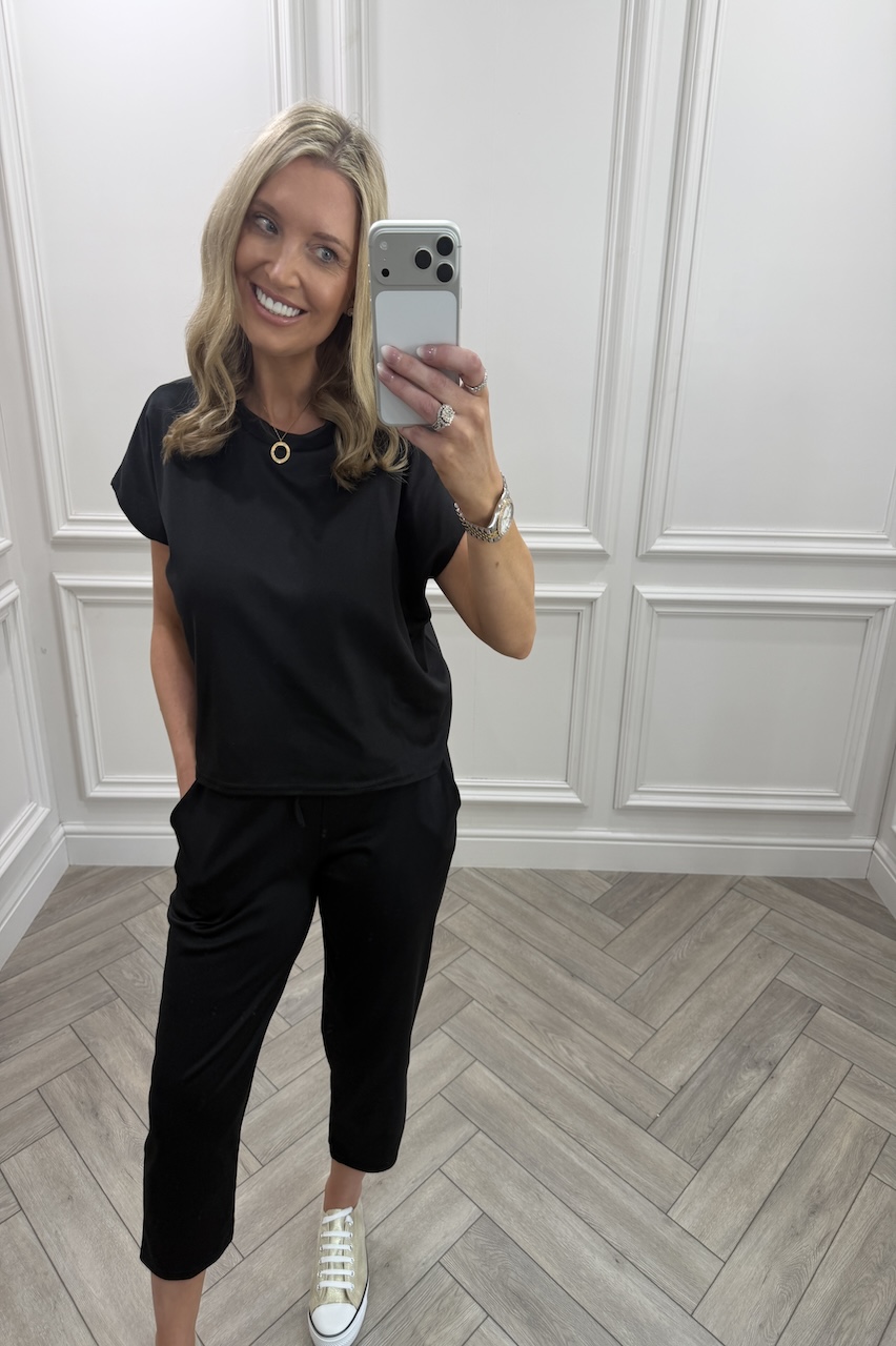 Alba Black Lounge Set