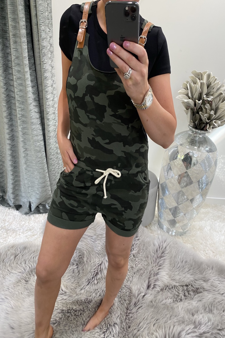 Camo playsuit Clearance