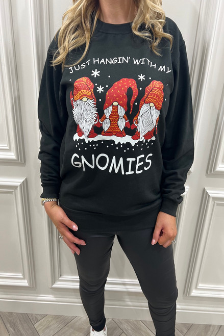 Just hanging with my gnomies sweatshirt hotsell