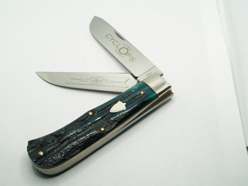 Great Eastern Cutlery  Pioneer Trapper Green Mountain Jig Bone 23M LH 2007
