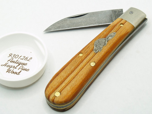 Great Eastern Cutlery Farm & Field Wood Chipper Antique Heart Pine Wood 930126L   3