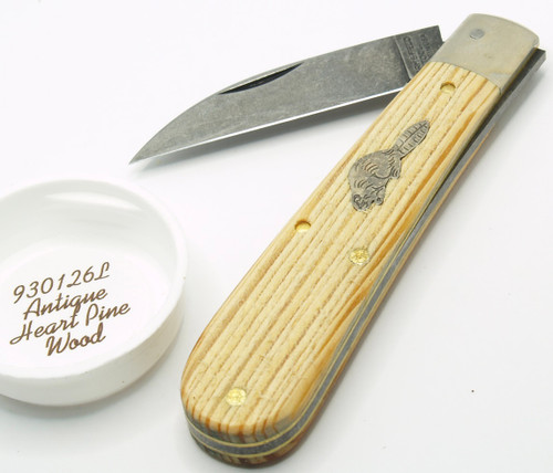 Great Eastern Cutlery Farm & Field Wood Chipper Antique Heart Pine Wood 930126L   1