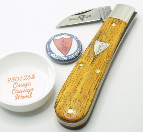 Great Eastern Tidioute Johnny On The Spot Carving Knife Osage Orange Wood 930126S 3