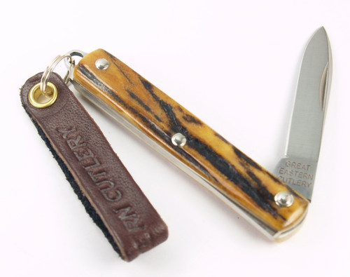 Great Eastern Cutlery Spear Keychain Knife Sambar Stag 052121 PPP 10