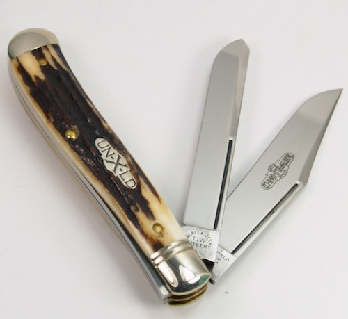   Great Eastern Northfield Buckeye Trapper Burnt Stag 481215  1 Of 14
