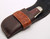 Great Eastern Tidioute Texas Stogie Purple Heart Wood 981226 With GEC Leather Belt Sheath