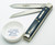 Great Eastern Northfield SFA Doctors Knife Blue Linen Micarta 412226