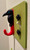 3D Printed  Switch Cover With A Crow For Hanging Things