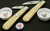 Set Of 2 Great Eastern Tidioute Johnny On The Spot Carving Knife White Smooth Bone 930126S & 930126L
