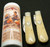 Set Of 2 Great Eastern Tidioute Johnny On The Spot Carving Knife White Smooth Bone 930126S & 930126L