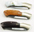  Set Of 3 Browning Presentation Lockback Knives Cococbolo, Burl, Mother of Pearl