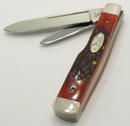 1987 3 Dot Case Red Bone Raised Letter Shield Gun Stock Jack R6215 SSP