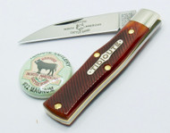 Great Eastern Tidioute Magnum Burnt Orange Saw Cut Bone 220124 Wharncliff Blade