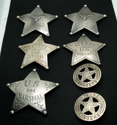 Old West Replica Badges Texas Ranger Special Ranger Deputy US