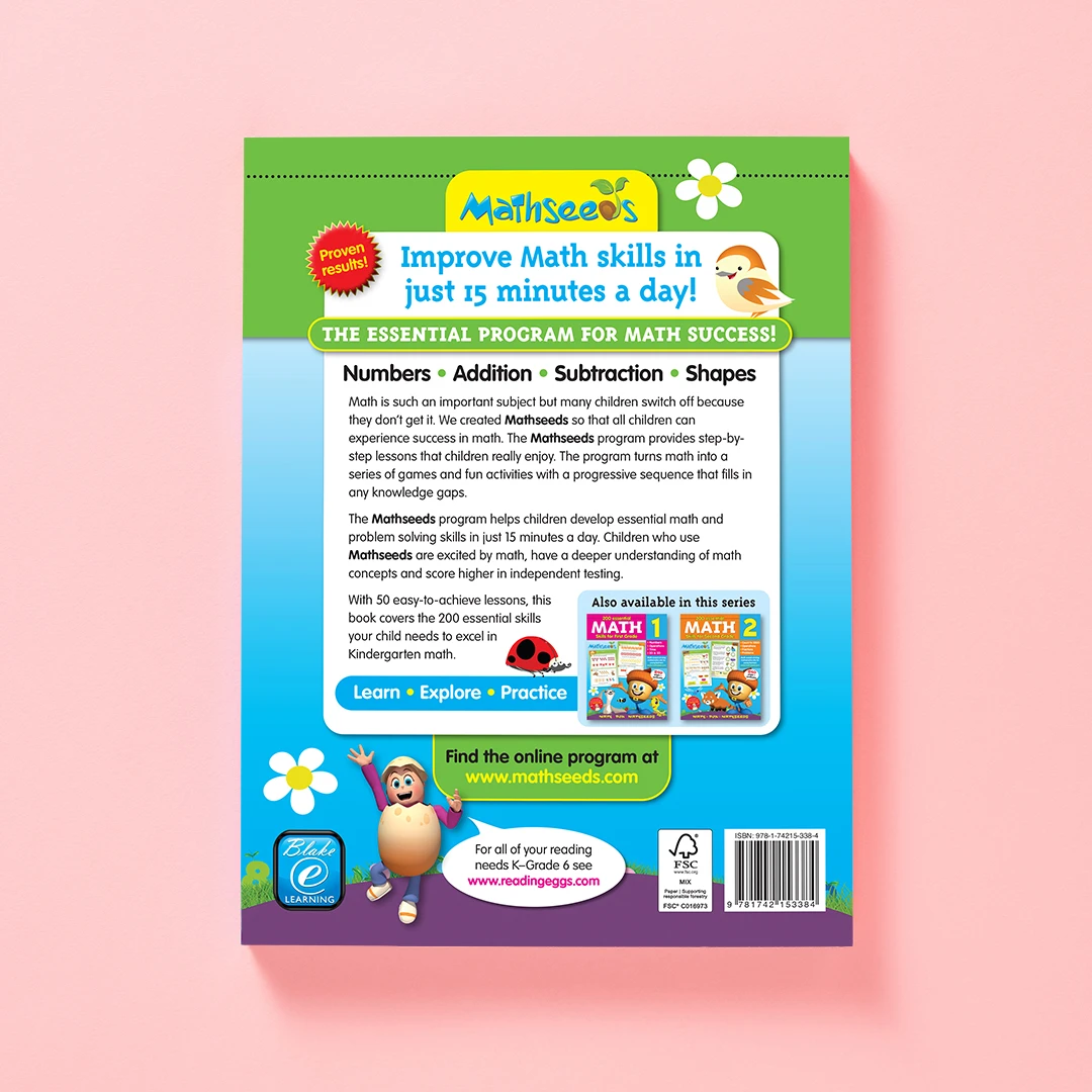 Reading & Math Essential Skills for Kindergarten Bundle in (Blake ...