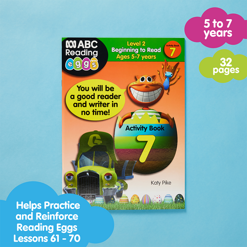 Learn-to-Read Activity Book 7 – Beginning to Read (Ages 5–7)