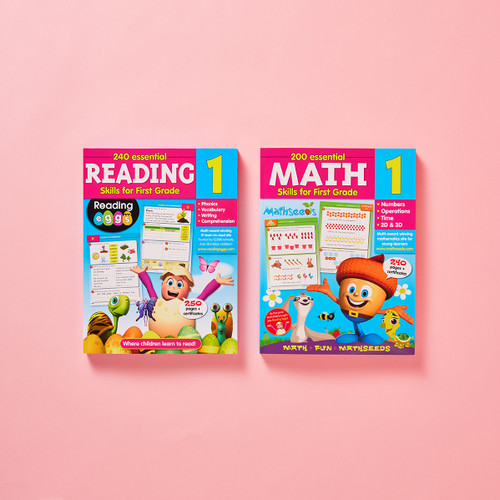 Reading & Math Essential Skills for First Grade Bundle