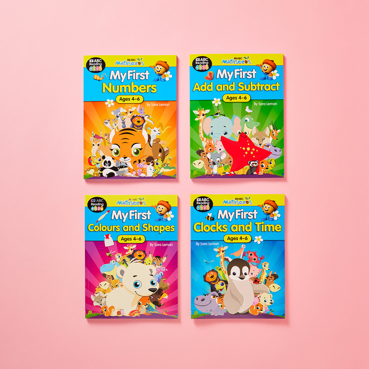 My First Maths and Numbers Activity Books (Ages 4–6)