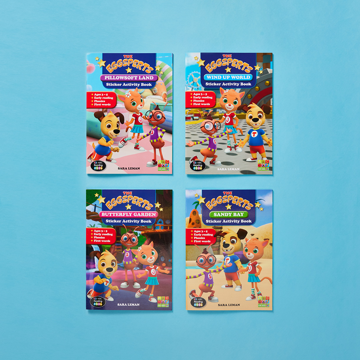 The Eggsperts Sticker Activity Book Pack (Ages 3–5)