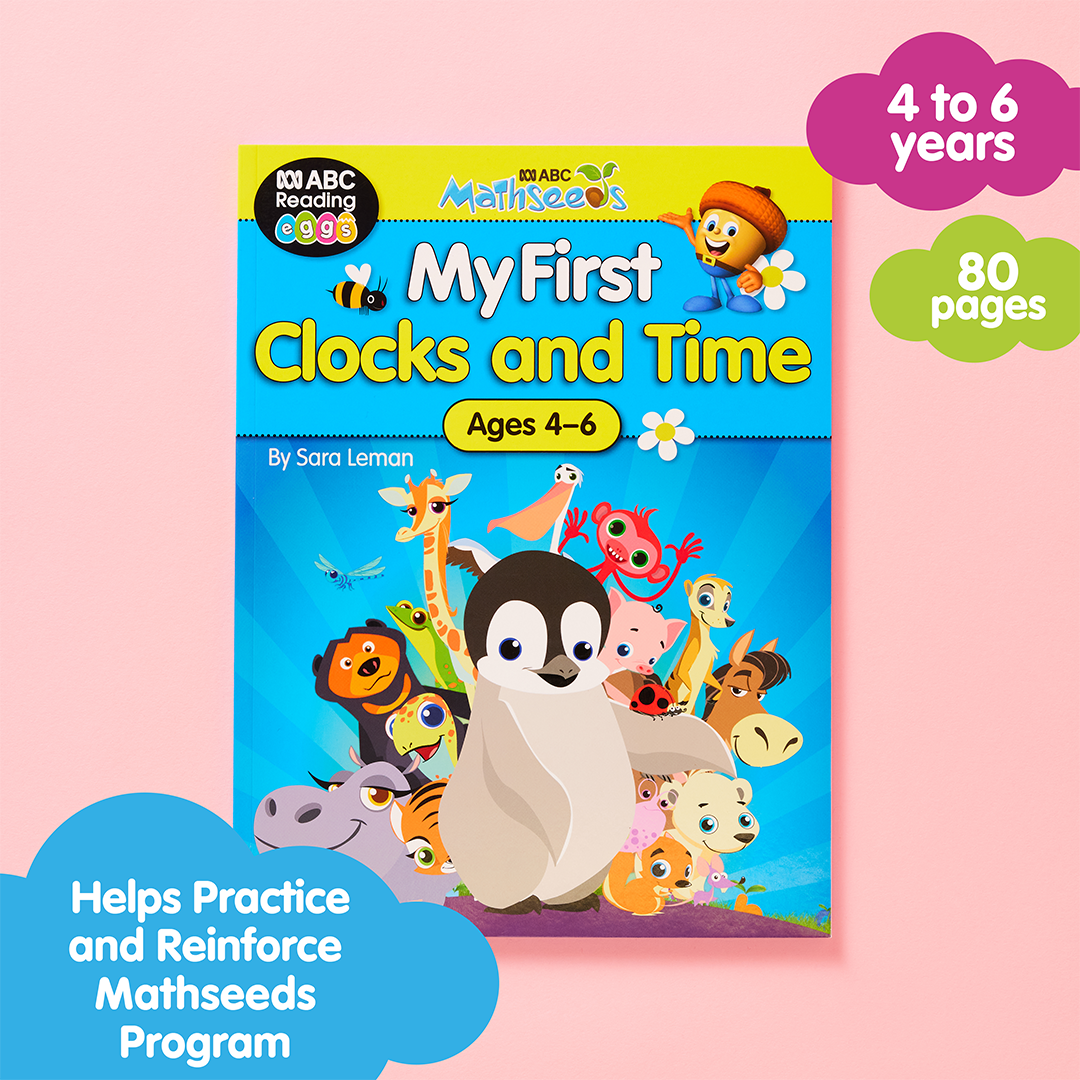 My First Clocks and Time Activity Book (Ages 4–6)