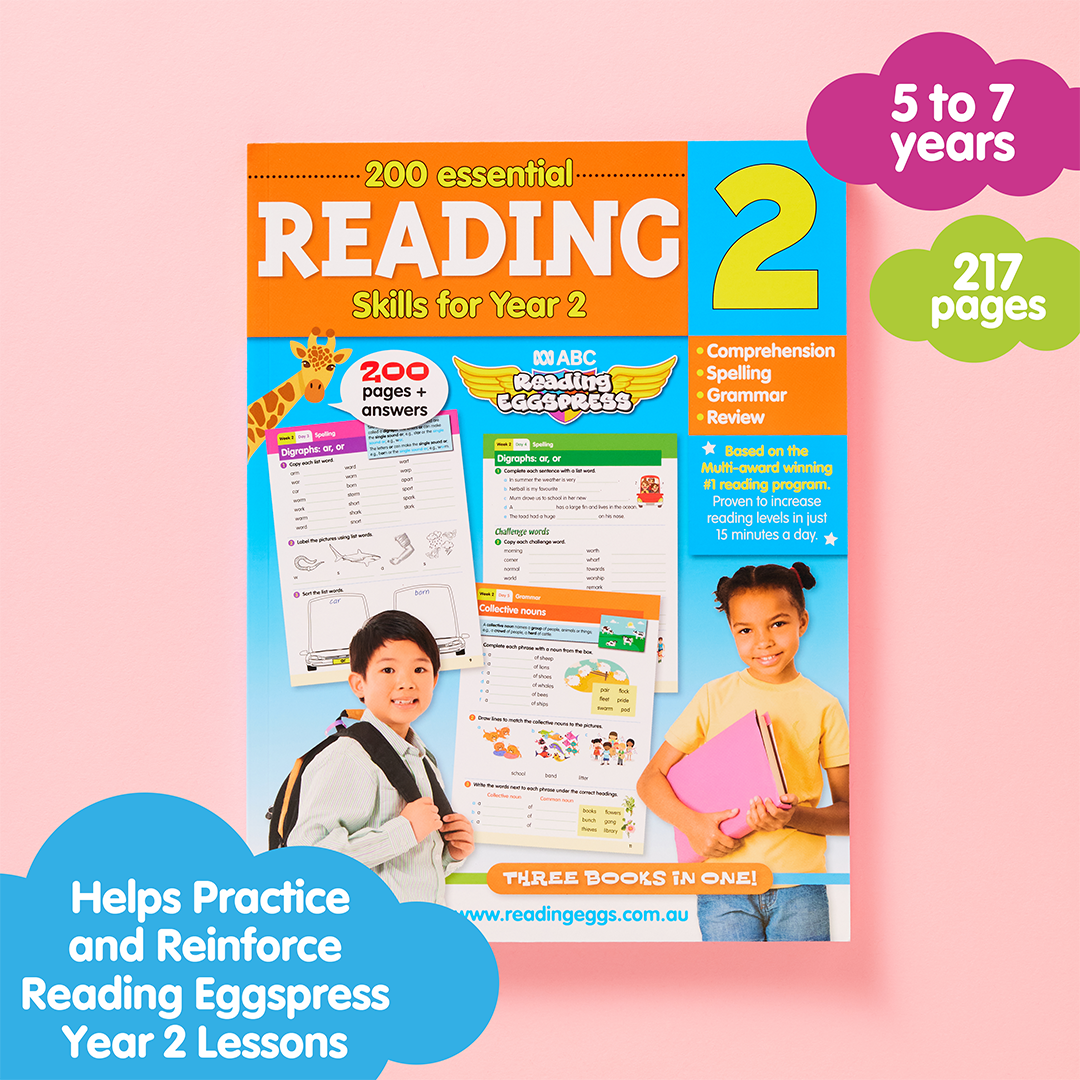 Year 2 Reading Workbook – 200 Essential Reading Skills