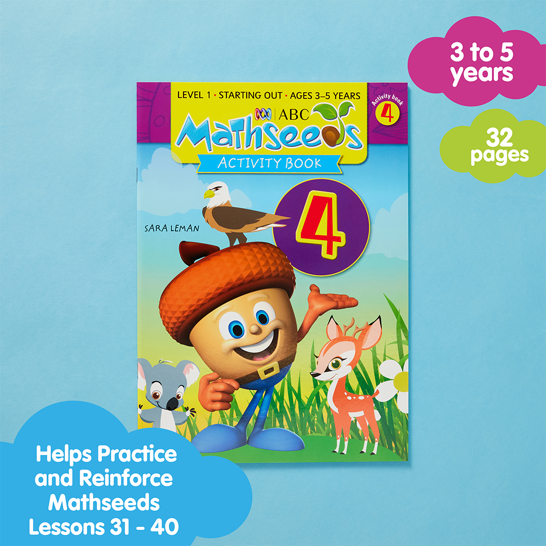 Maths Activity Book 4 (Ages 3–5)
