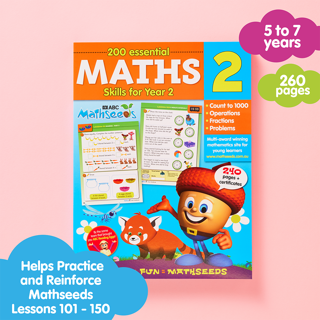 Maths Workbook for Year 2 – 200 Essential Maths Skills