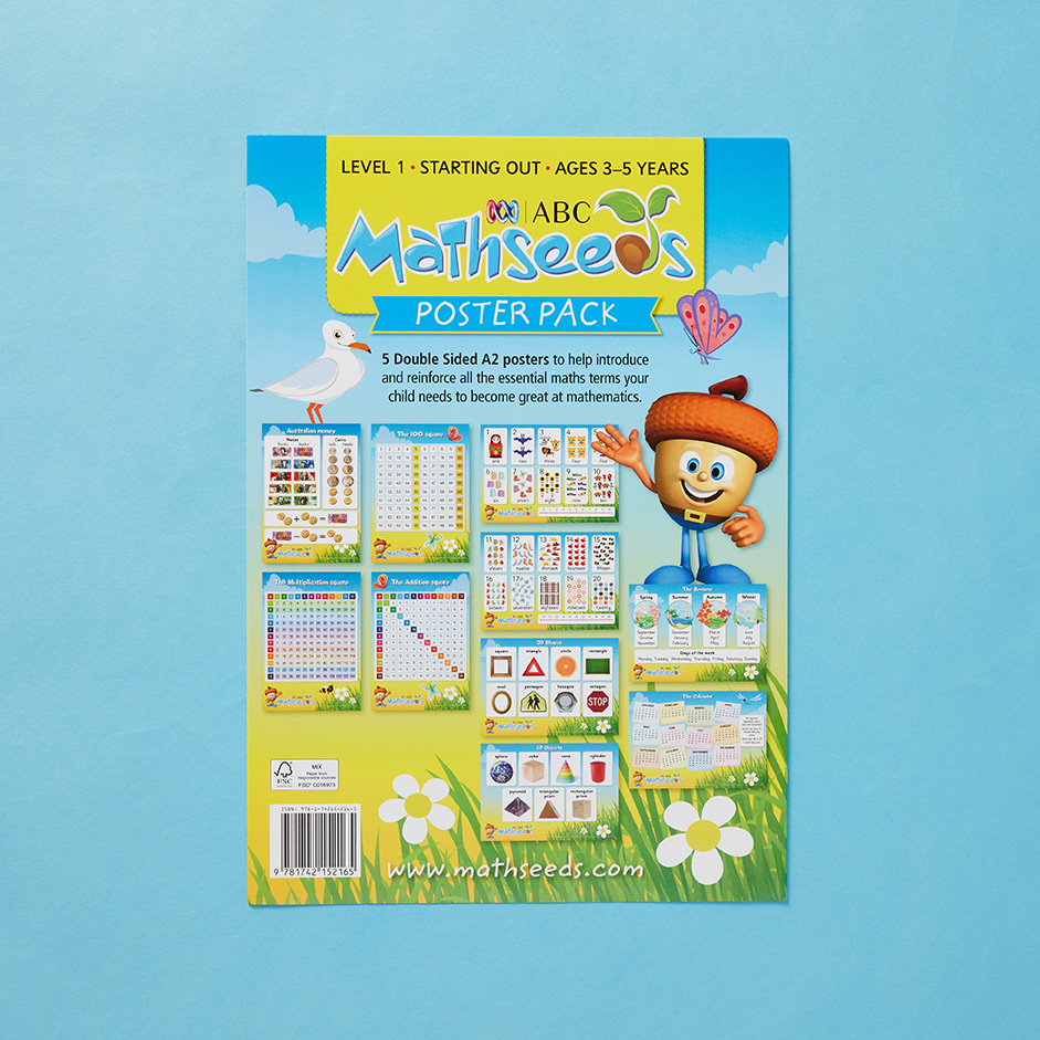ABC Mathseeds Posters (Ages 3–5)