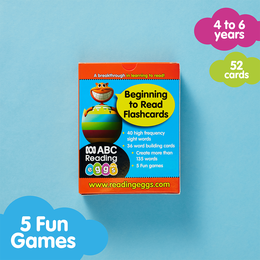 Flashcards – Sight Words and Phonics – Beginning to Read (Ages 5–7)