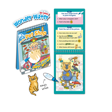 At The Pet Shop Wonder Water Book – Reggie & Friends