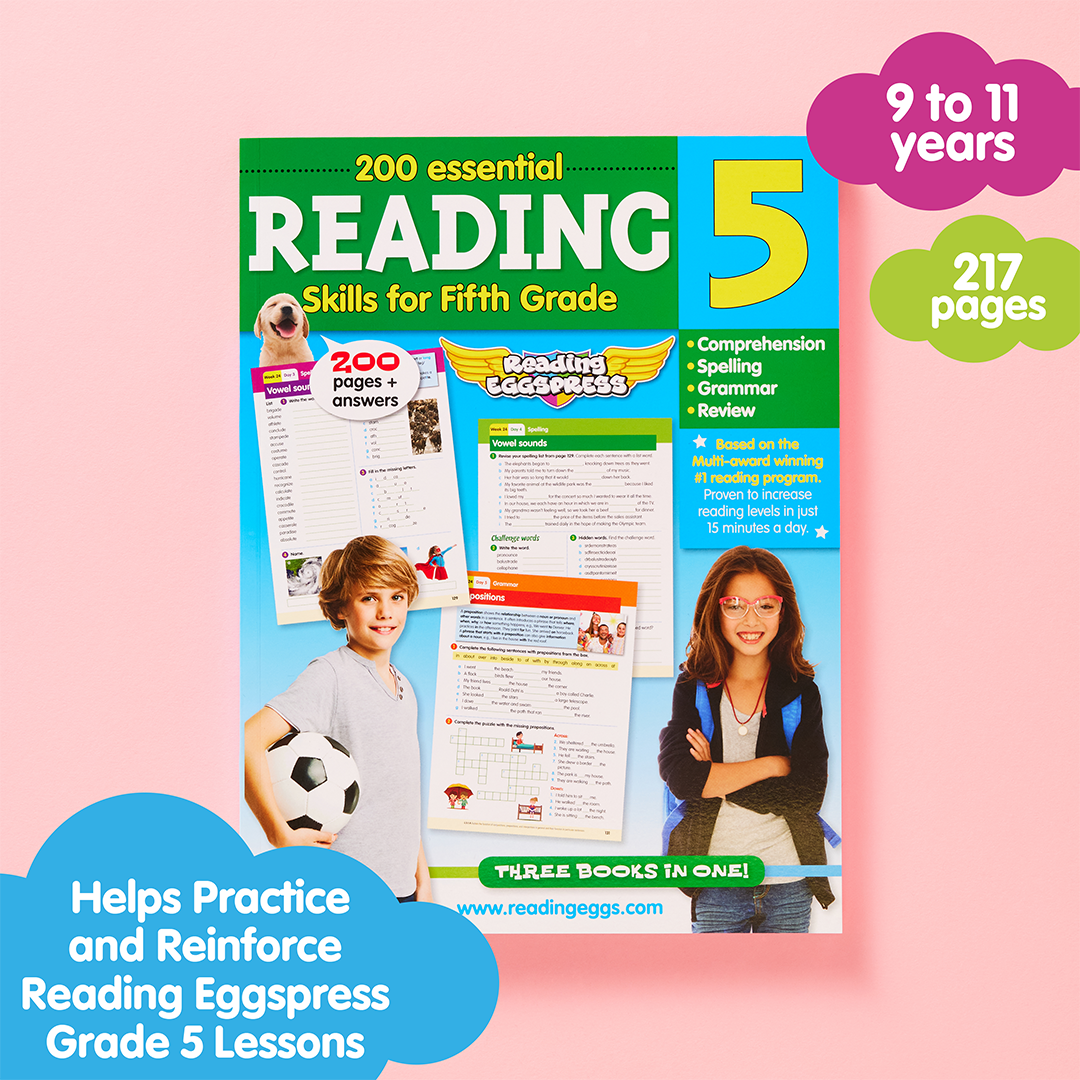 Grade 5 Reading Workbook – 200 Essential Reading Skills