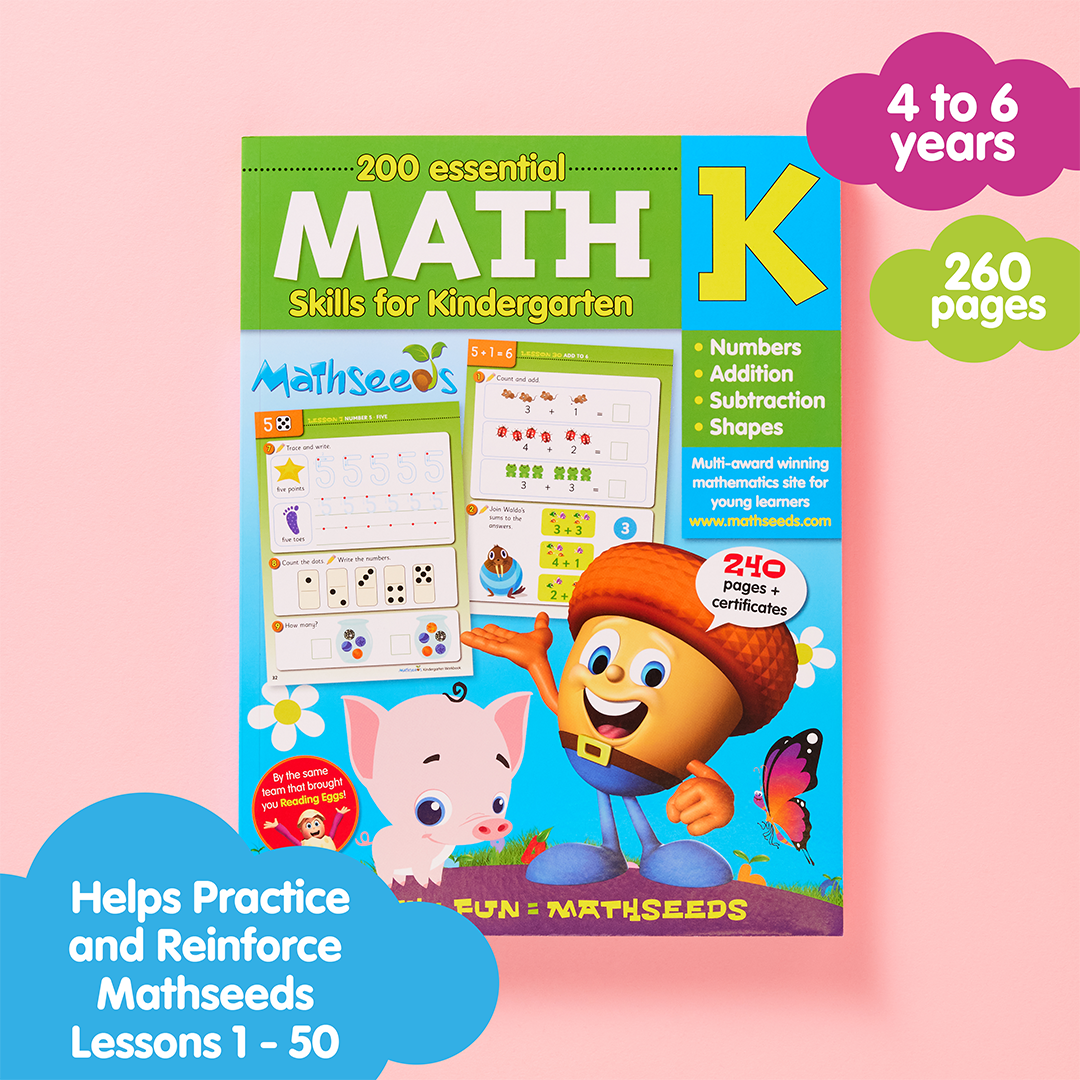 Kindergarten Math Workbook – 200 Essential Math Skills