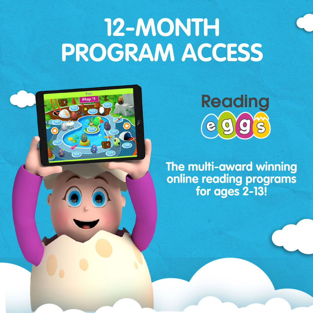 12-Month Program Access to Reading Eggs