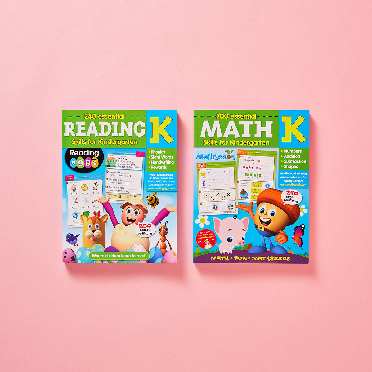 Reading & Math Essential Skills - Kindergarten Bundle