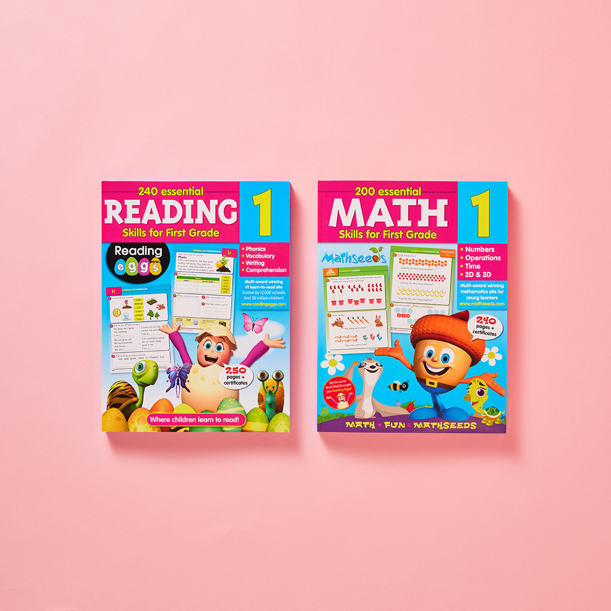Reading & Math Essential Skills - First Grade Bundle