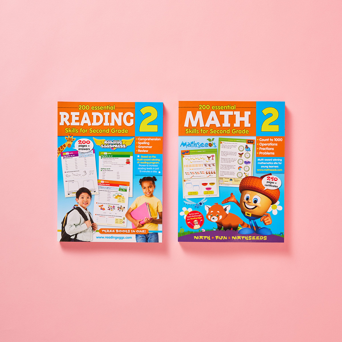 Reading & Math Essential Skills - Second Grade Bundle
